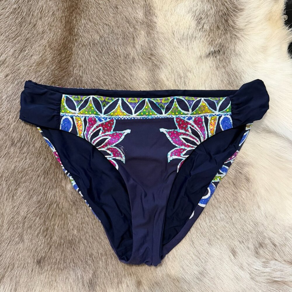 Trina Turk Tankini Size 12 Lotus Batik Print - Picture 3 of 4